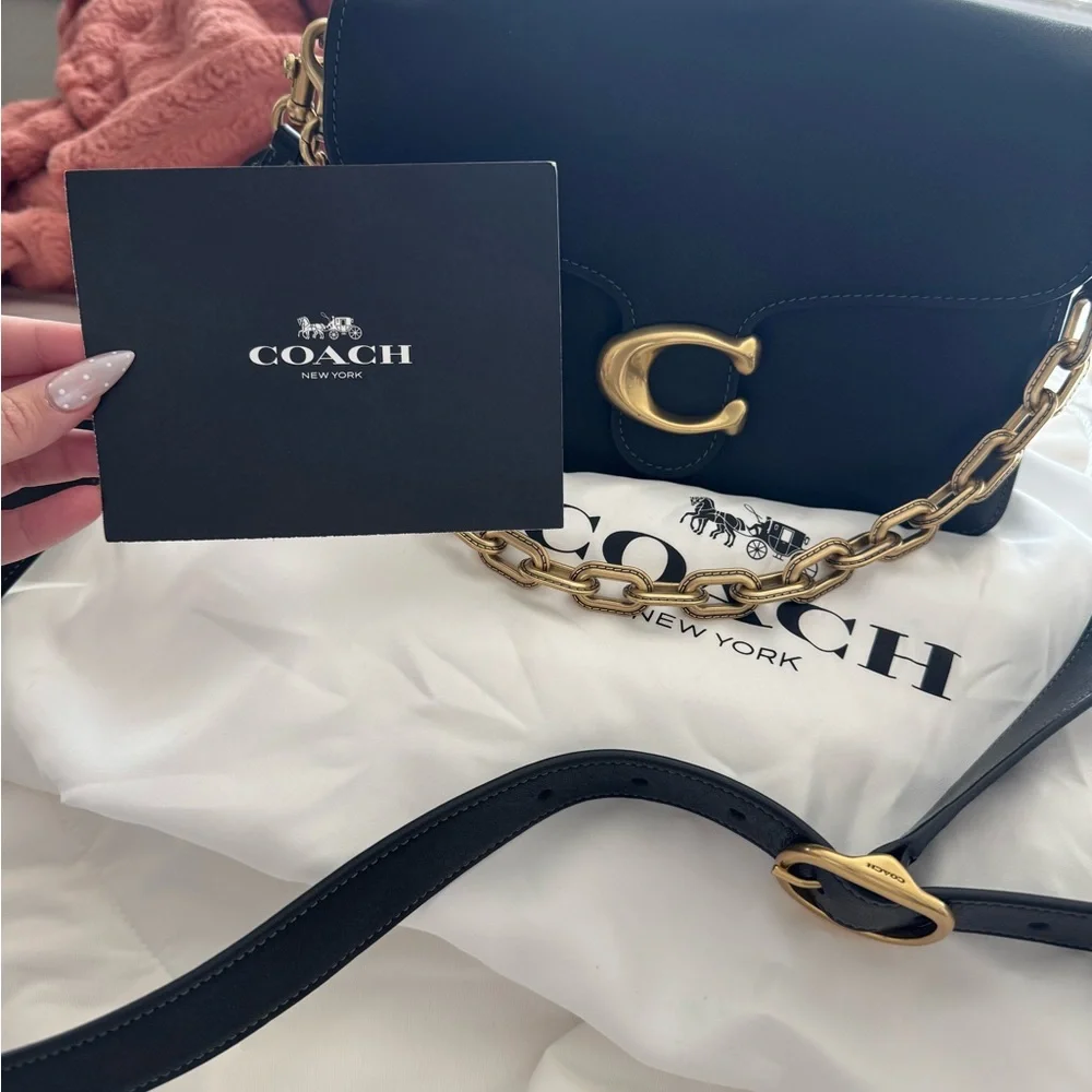 Coach Chain Tabby Shoulder Bag - Picture 1 of 5